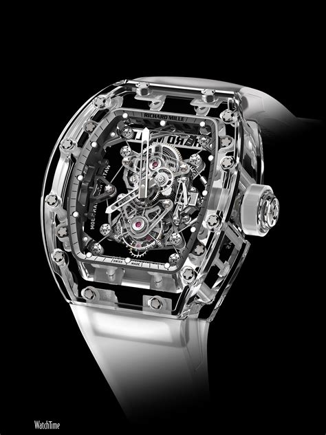 richard mille clear watch